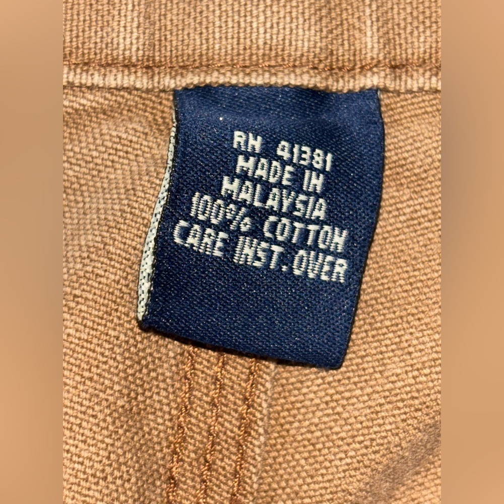 Vintage Polo Sport Pants Men's 34X26 Tan Carpenter Genuine Workwear Pockets​​ - Picture 5 of 13